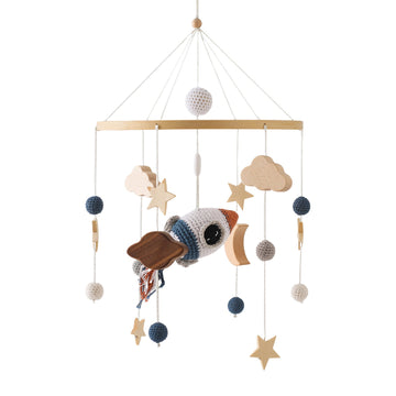 Crochet Toy Bed Bell Rocket