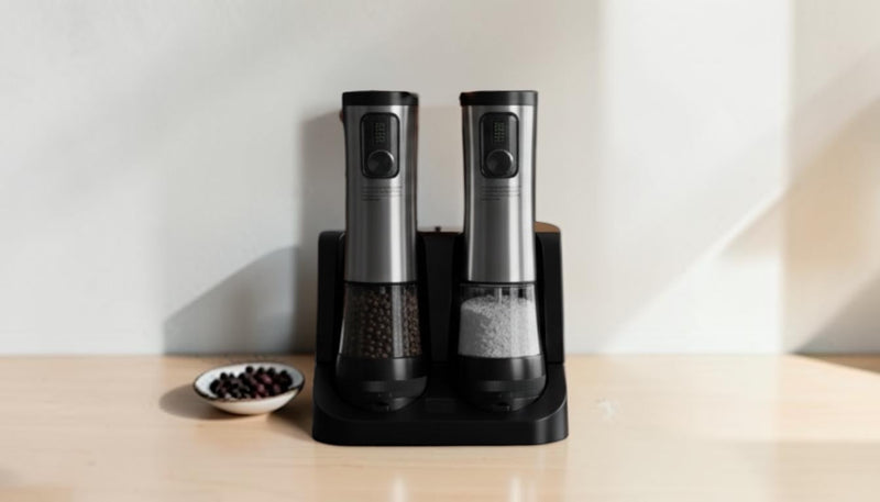 Rechargeable Electric Salt & Pepper Grinder Set NONE