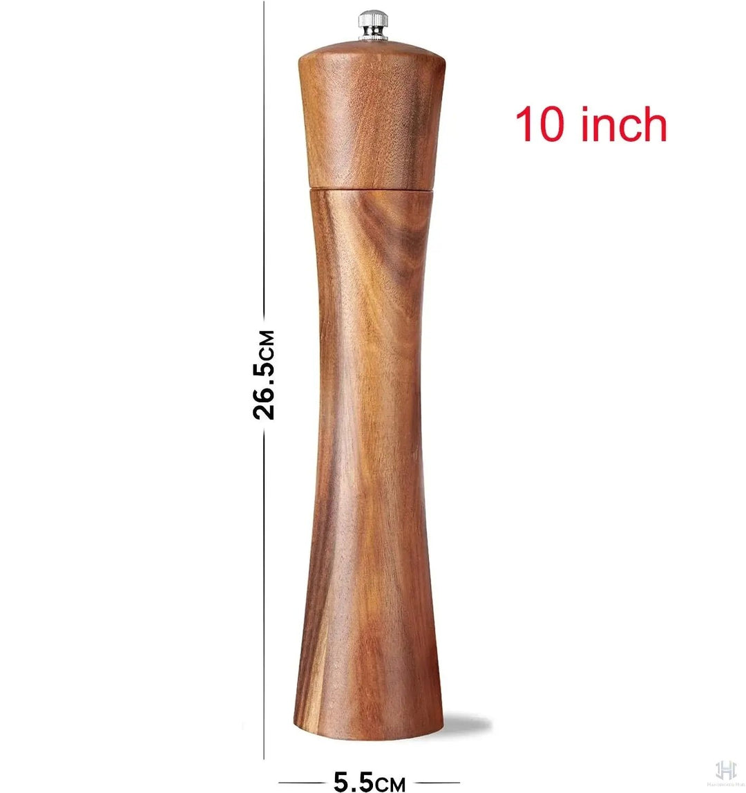 Salt and Pepper Grinder Acacia Wooden Spice Pepper Mill with Strong Adjustable Ceramic Grinder Kitchen Cooking Tools (Copy)