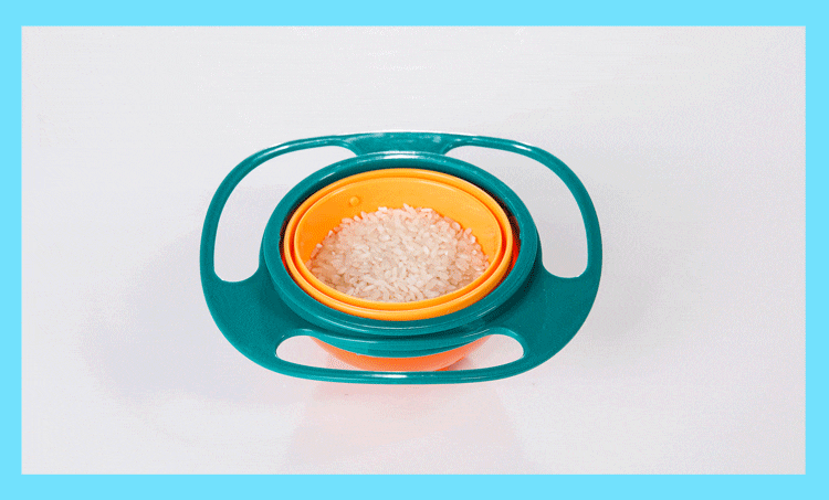 Spill-Proof Magic Snack Bowl – 360° Rotating Gyro Bowl for Toddlers Handpicked Hub