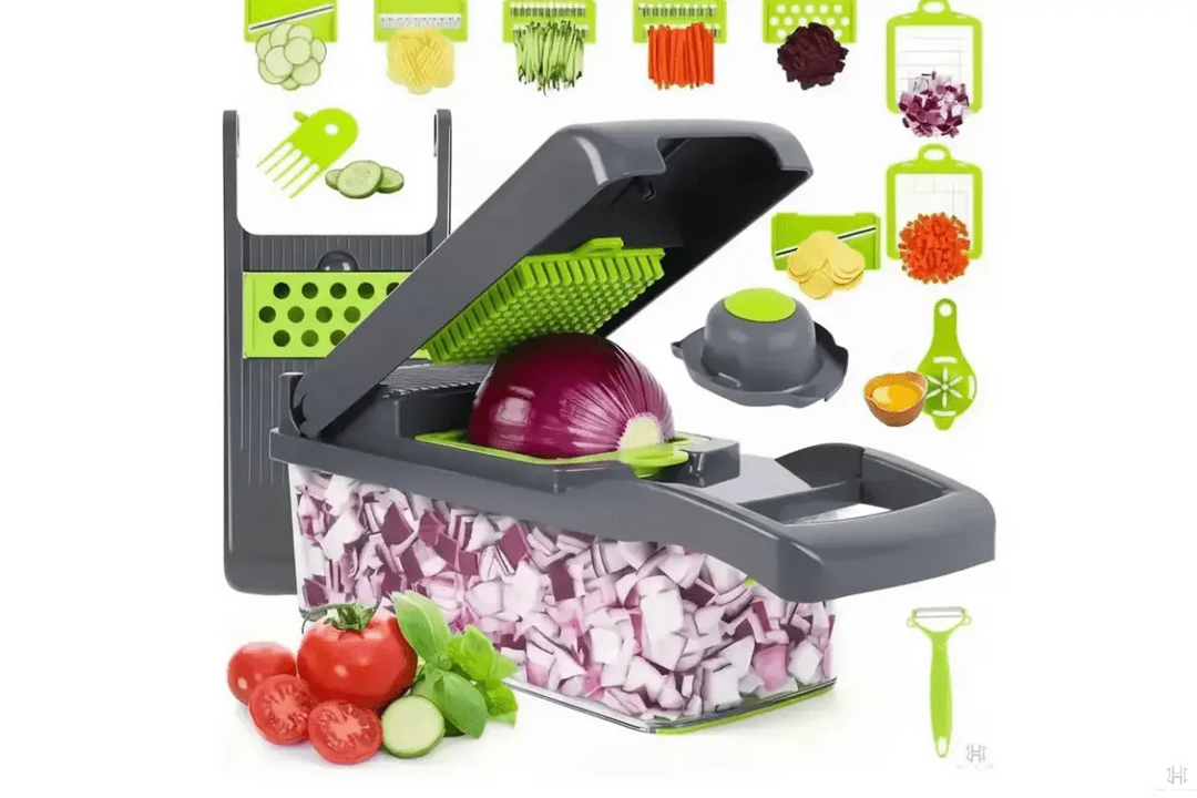 Professional 16-in-1 Vegetable Chopper with Container - Handpicked Hub