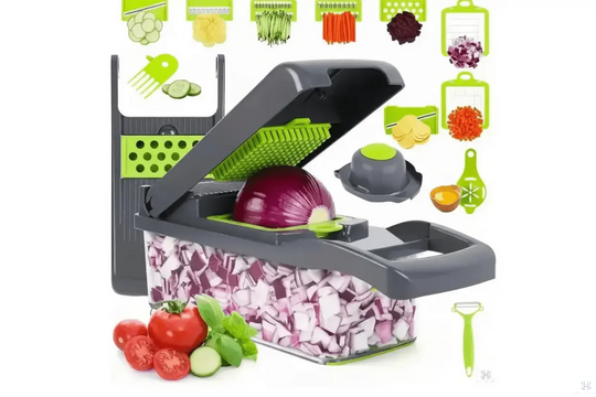 Professional 16-in-1 Vegetable Chopper with Container - Handpicked Hub