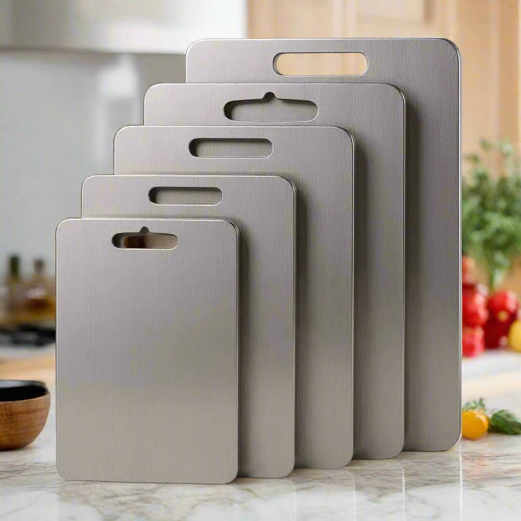 Premium Titanium Cutting Board - Double-Sided Kitchen Chopping Mat Handpicked Hub