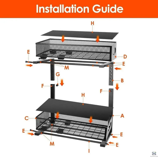 Solve Haus SinkBase Pro: 2-Pack Pull-Out Under Sink Organizer Handpicked Hub