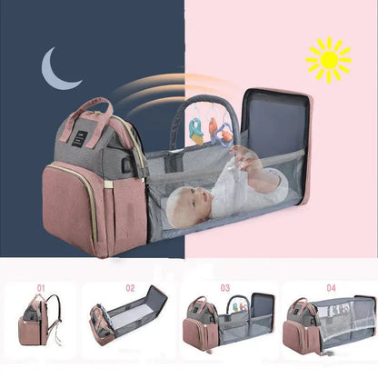 NapperPack™ – Foldable Baby Crib Backpack - Handpicked Hub