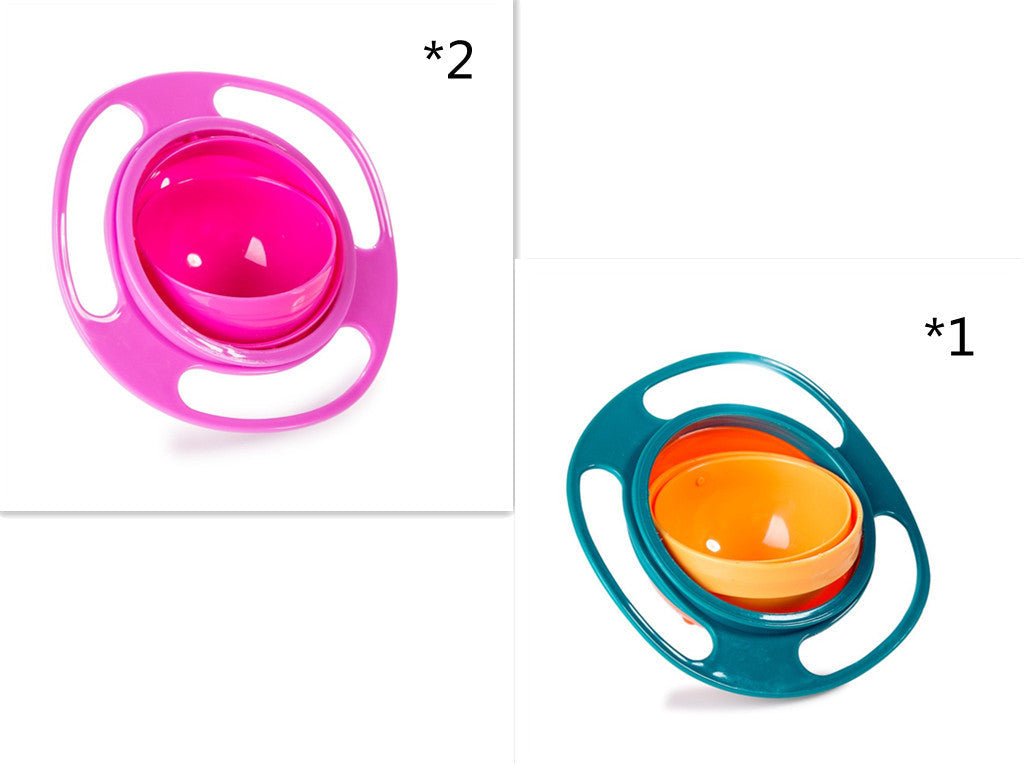 Spill - Proof Magic Snack Bowl – 360° Rotating Gyro Bowl for Toddlers - Handpicked Hub