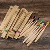 10Pcs Colorful Toothbrush Natural Bamboo Tooth Brush Set Soft Bristle Charcoal Teeth Eco Bamboo Toothbrushes Dental Oral Care Handpicked Hub
