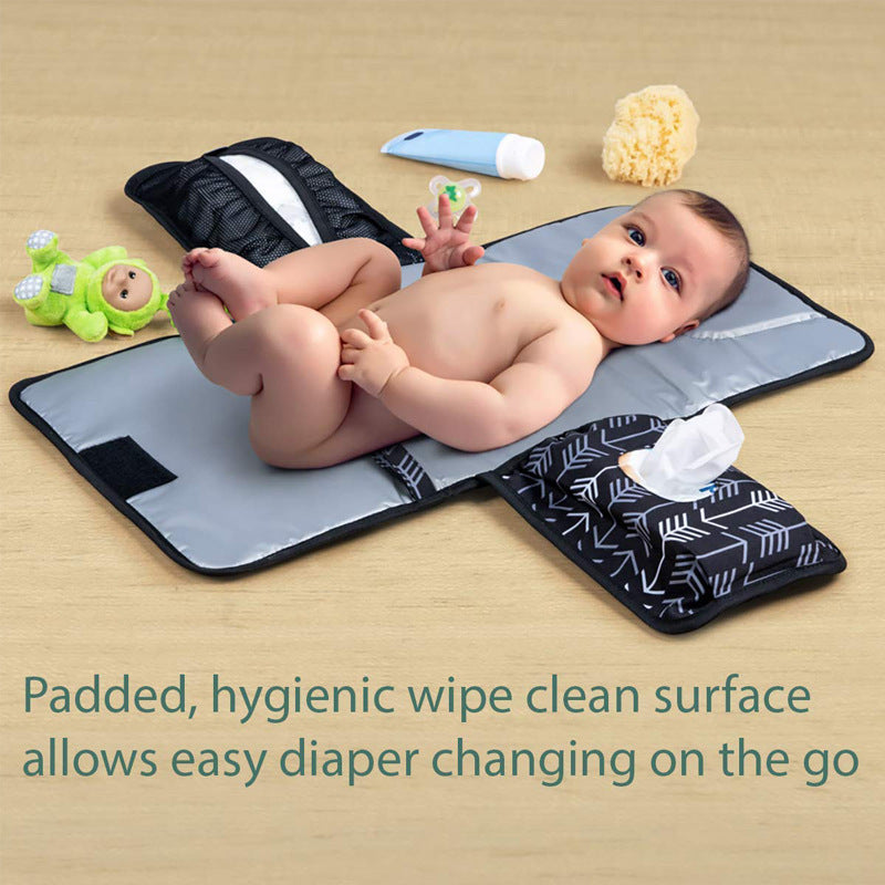 Portable Baby Changing Pad - Stylish and Practical for On-the-Go Parents