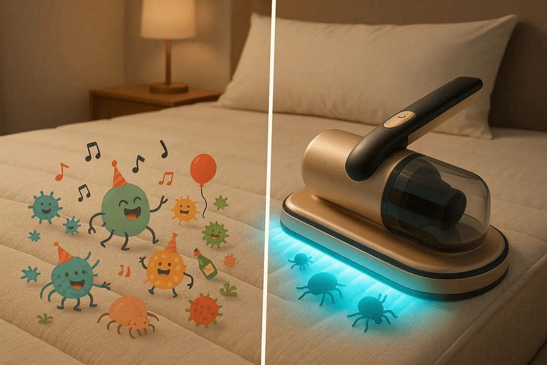 CleanSleep UV Mattress Vacuum – Deep Dust Mite & Allergen Remover for Beds, Sofas & Pillows Handpicked Hub