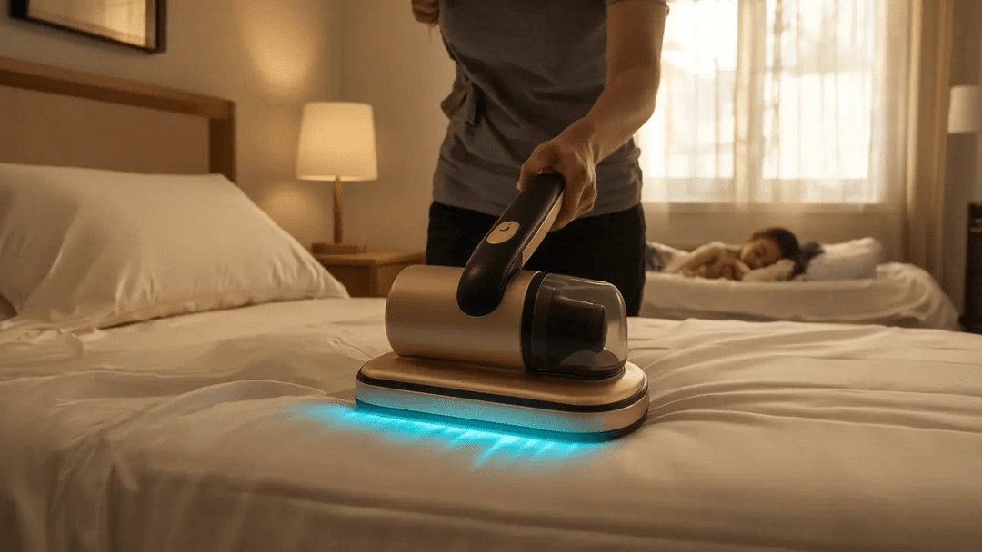 CleanSleep UV Mattress Vacuum – Deep Dust Mite & Allergen Remover for Beds, Sofas & Pillows - Handpicked Huballergen control