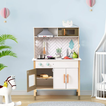 Mini Chef Station™ – Deluxe Wooden Play Kitchen Set - Handpicked Hub