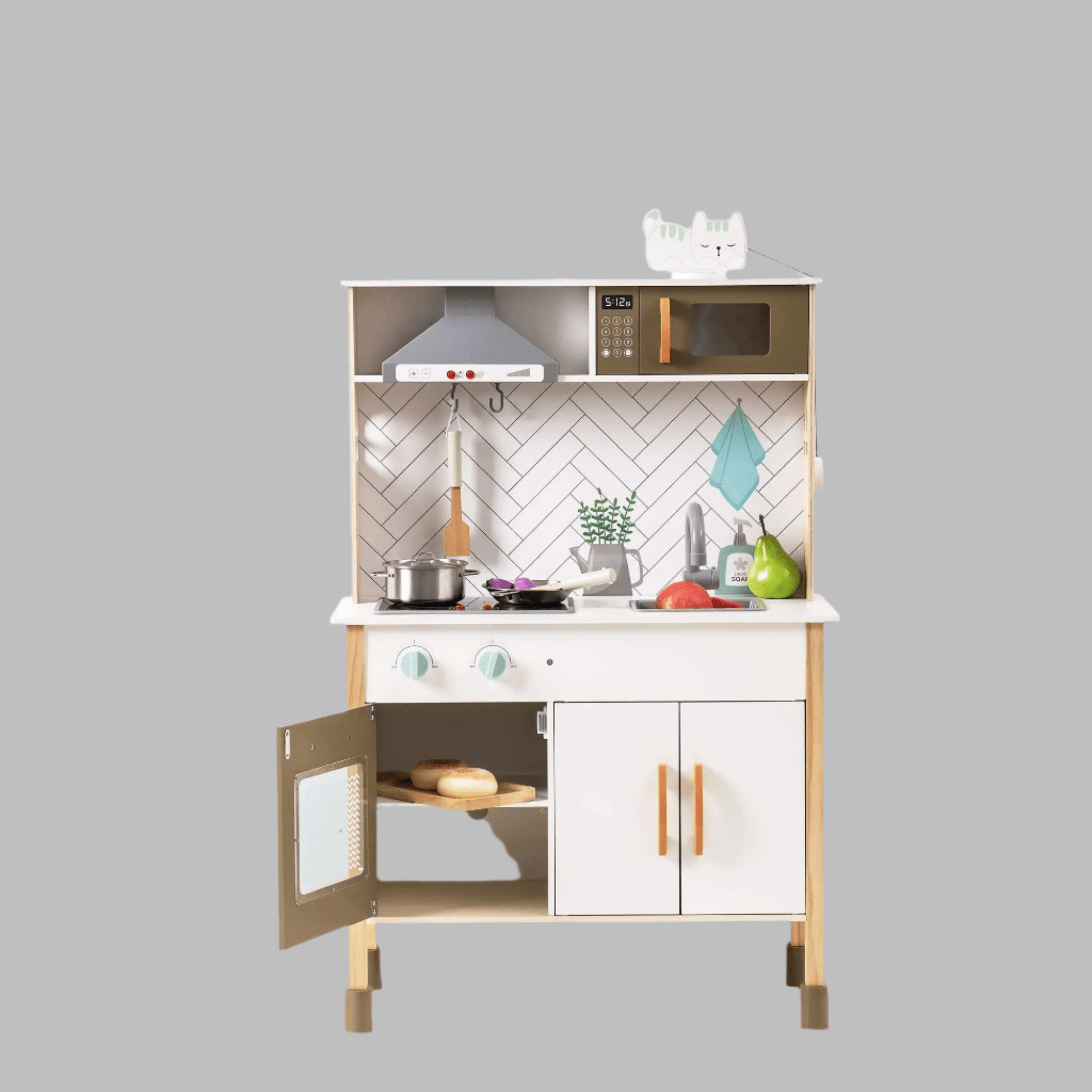 Mini Chef Station™ – Deluxe Wooden Play Kitchen Set Handpicked Hub