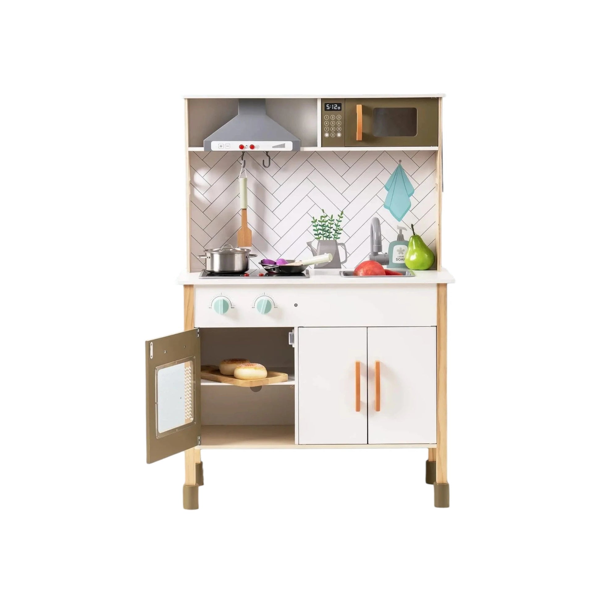 Mini Chef Station™ – Deluxe Wooden Play Kitchen Set Handpicked Hub