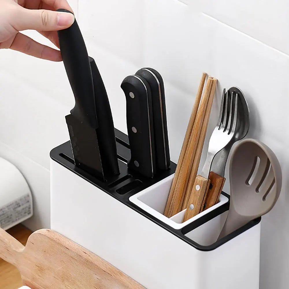 Tableware Storage Holders Kitchen Knife Plastic Storages Racks For Kitchen Convenience Cabinet Kitchen Gadgets Handpicked Hub