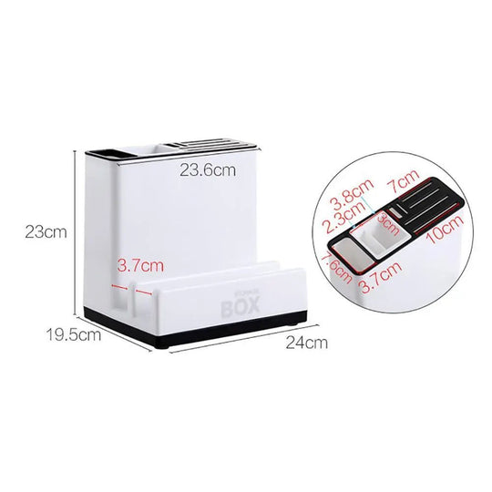 Tableware Storage Holders Kitchen Knife Plastic Storages Racks For Kitchen Convenience Cabinet Kitchen Gadgets Handpicked Hub