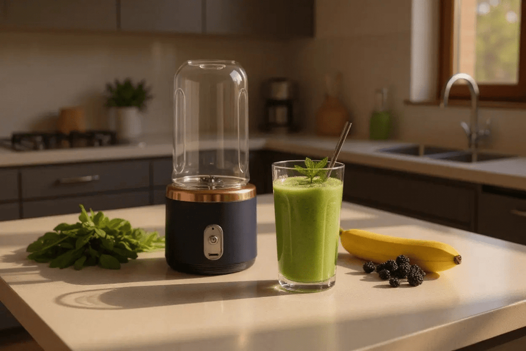 PowerBlend Pro - 13.5oz Portable Smoothie Blender with 6 - Blade Technology - Handpicked Hubcooking