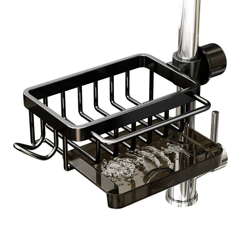 Sink or Faucet Organizer - Rustproof Aluminum Handpicked Hub